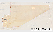 Satellite 3D Map of F Derik, lighten