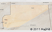 Satellite 3D Map of F Derik, semi-desaturated