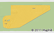 Savanna Style 3D Map of F Derik, single color outside