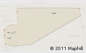 Shaded Relief 3D Map of F Derik, lighten