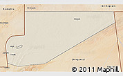 Shaded Relief 3D Map of F Derik, satellite outside