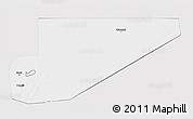 Silver Style 3D Map of F Derik, single color outside
