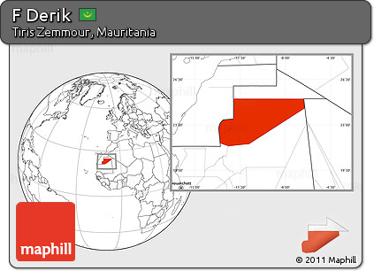 Blank Location Map of F Derik