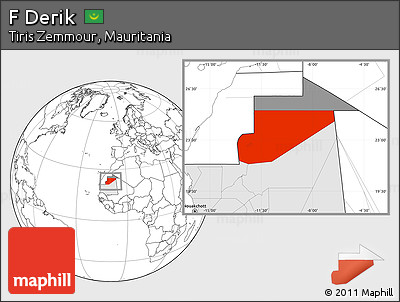 Blank Location Map of F Derik, highlighted country, highlighted parent region