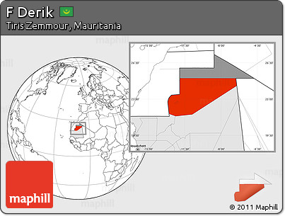 Blank Location Map of F Derik, highlighted country, highlighted parent region