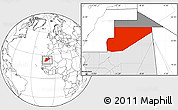 Blank Location Map of F Derik, highlighted country, highlighted parent region