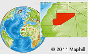 Physical Location Map of F Derik