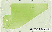 Physical Map of F Derik, lighten