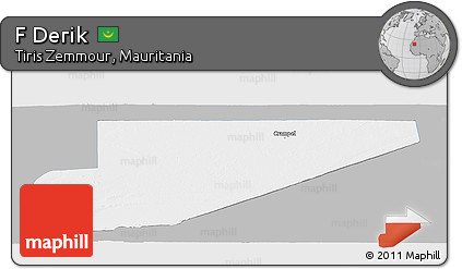 Gray Panoramic Map of F Derik, single color outside