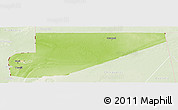 Physical Panoramic Map of F Derik, lighten