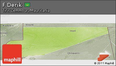 Physical Panoramic Map of F Derik, semi-desaturated
