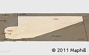 Satellite Panoramic Map of F Derik, darken