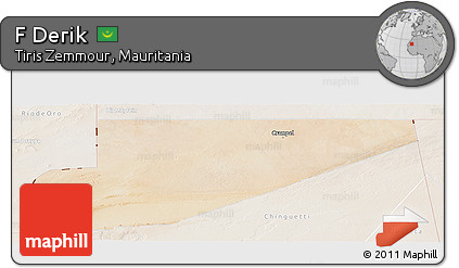 Satellite Panoramic Map of F Derik, lighten