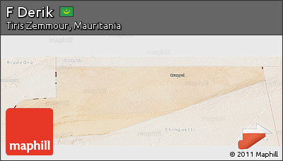 Satellite Panoramic Map of F Derik, lighten