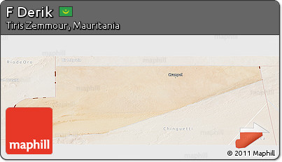 Satellite Panoramic Map of F Derik, lighten