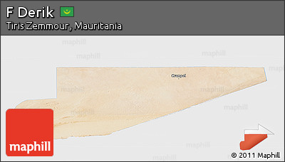 Satellite Panoramic Map of F Derik, single color outside