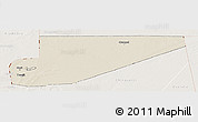 Shaded Relief Panoramic Map of F Derik, lighten