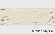 Shaded Relief Panoramic Map of F Derik