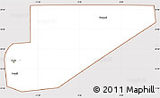 Classic Style Simple Map of F Derik, cropped outside