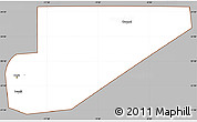 Gray Simple Map of F Derik, cropped outside