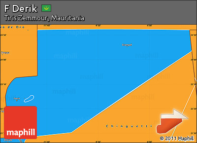 Political Simple Map of F Derik