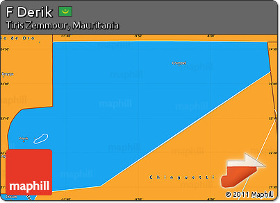Political Simple Map of F Derik