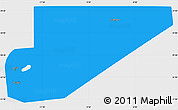 Political Simple Map of F Derik, single color outside