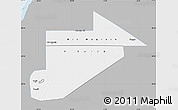 Gray Map of Tiris Zemmour, single color outside