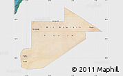 Satellite Map of Tiris Zemmour, single color outside