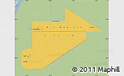 Savanna Style Map of Tiris Zemmour, single color outside