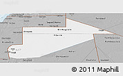 Gray Panoramic Map of Tiris Zemmour