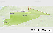 Physical Panoramic Map of Tiris Zemmour, lighten
