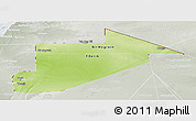 Physical Panoramic Map of Tiris Zemmour, lighten, semi-desaturated