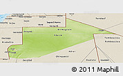 Physical Panoramic Map of Tiris Zemmour, shaded relief outside