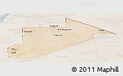 Satellite Panoramic Map of Tiris Zemmour, lighten