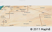 Satellite Panoramic Map of Tiris Zemmour