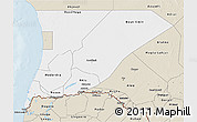 Classic Style 3D Map of Trarza