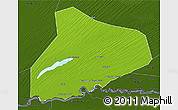 Physical 3D Map of R Kiz, darken
