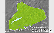Physical 3D Map of R Kiz, desaturated
