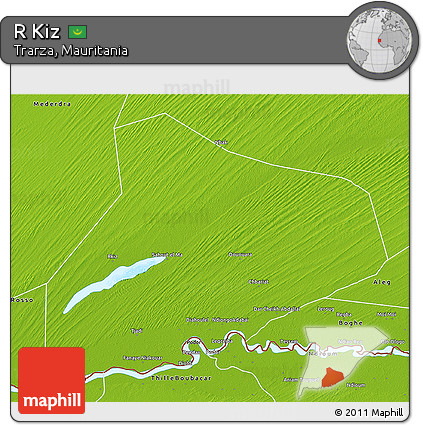 Physical 3D Map of R Kiz