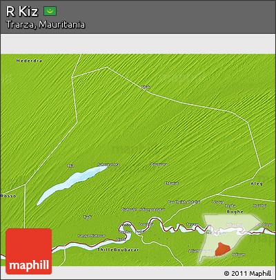 Physical 3D Map of R Kiz