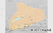 Satellite 3D Map of R Kiz, desaturated