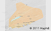 Satellite 3D Map of R Kiz, lighten, desaturated