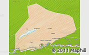 Satellite 3D Map of R Kiz, physical outside