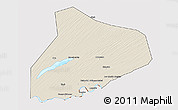 Shaded Relief 3D Map of R Kiz, cropped outside