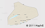 Shaded Relief 3D Map of R Kiz, single color outside
