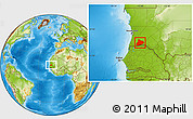Physical Location Map of R Kiz