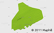 Physical Map of R Kiz, single color outside