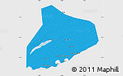 Political Map of R Kiz, single color outside