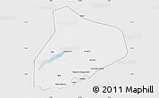 Silver Style Map of R Kiz, single color outside
